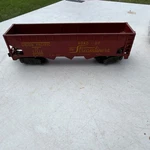 American Flyer Gauge Union Pacific Railroad Brown Freight Car Mpn 24216. Fixed Price $45.00.