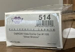Ho Broadway Limited 514 California Zephyr D&rgw Vista Dome #1105. Fixed Price $100.00.