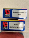 Lot Of 2 Life-like Ho Scale Trains Amtrak #8090 And #8077. Fixed Price $35.00.