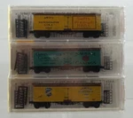 Nos Micro-trains Meat-packers Of Chicago Scale Reefer Car Set 58072. Fixed Price $49.95.