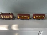 Lionel Gauge 248 Engine And Pullman Passenger Car 529 & Observation 530. Fixed Price $120.00.