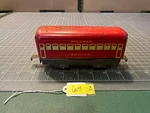 Marx Train - Scarce Zinc Frame 1939 Pullman Bogota 4 Wheel Passenger Lot. Fixed Price $18.95.