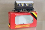 Hornby R213 Gwr Chocolate Cream 4 Wheel Composite Coach Boxed Of. Fixed Price $19.45.