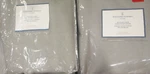 2 Williams Sonoma Linen Curtains Drapes Pinch Cotton Lining 96 Smoke New Tag. Fixed Price $199.99.