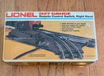 Lionel 6-5122- 027 Right Hand Remote Control Switch New In Box. Fixed Price $11.50.