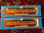 Vintage Model Power Ho 9901 & 9911 Southern Pacific 67' Harriman Observations. Fixed Price $29.99.