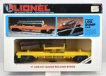 Lionel Trains Alaska Road 6-16621 Log Dump Car & 027 Gauge Nib Wrapped Sealed. Fixed Price $18.95.