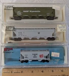 3 Vintage Scale Atlas Model Rr Train Cars Covered Hoppers Pa D&ts Wyandotte #9. Fixed Price $25.00.
