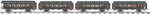 Tinplate Traditions Mth Dark Green W/brass Trim 4-CAR Std. Gauge 418 Set 10-5018. Fixed Price $669.00.