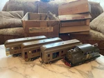 1920S Prewar Lionel 342 Train Set With 318 Engine 309, 310 & 312 Cars Boxes. Fixed Price $450.00.