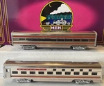 Mth 60' Aluminum Sleeper/diner 20-6122 Santa Fe 3RAIL Ogauge #1505, Laguna Atsf. Fixed Price $145.00.