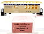 Roundhouse 8521 34' Overton Baltimore & Ohio Combine #354 Kit W/mtl Whls Nib. Fixed Price $49.95.