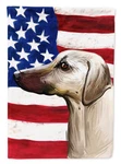 Caroline's Treasures Sloughi Dog American Flag House CK6710CHF. Fixed Price $42.99.