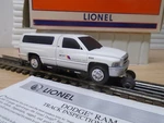 Lionel 6-18440 Nyc 3-RAIL Ga Chrysler Dodge Ram Motorized Runs/lights Ob. Fixed Price $44.99.
