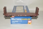 Ho Scale Walthers Santa Fe Ry 53' Gsc Bulkhead Flat Car Train. Fixed Price $34.00.