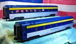Mth 30-67688 Chesapeake Ohio 60 C&o 2 Car Sleeper Diner Passenger Set. Fixed Price $110.00.