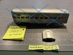 Marx Train 3152 3197 1217 1007 Silver Passenger Car End Panel Door Part Lot E2. Fixed Price $14.95.