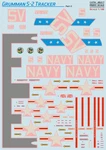 Print Scale 48-217 1/48 Grumman S-2 Tracker Part Decal For Aircraft. Fixed Price $29.99.