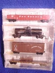 Mtl 23252 Bn Fallen Flag 4-PAK Gn Gon; Sp&s Tank; Np Box;cb&q Flat' New' N-scale. Fixed Price $66.95.