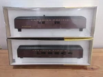 Scale Roundhouse (2) Harrison Style Passenger Cars Canadian Pacific LOT#3584. Fixed Price $29.95.