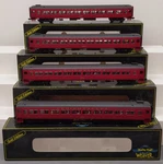 Weaver G1234S Scale Lehigh Valley Car Passenger Set (2-RAIL) Ex/box. Fixed Price $211.19.