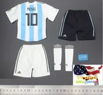 1/6 Lionel Messi Soccer Jersey Argentina For 12" Figure Hot Toys Phicen Usa. Fixed Price $36.99.