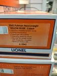 Lionel 2543 Pullman Heavyweight "willow River" Coach 6-19067. Fixed Price $49.00.