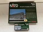 Kato Scale 106-075 El Capitan Car 106-7115 2 Add-on Set. Fixed Price $495.00.