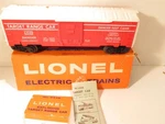 Lionel Post-war 6448 Exploding Target Car-white/red- New The Box- 0/027- B24. Fixed Price $89.00.