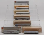 Con-cor Scale Assorted Passenger Cars 7 Ex/box. Fixed Price $208.99.