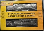 Rail King York Cental Madison Combine Diner Car Set 30-6204 New!. Fixed Price $59.99.