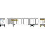 Athearn Ho Scale Hunt 53' Wabash Plate Trailer Jbhz #36849 - 72824. Fixed Price $35.95.