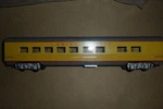 Mth Union Pacific Up 4817 Lighted Gray / Yellow Passenger Car 3 Rail No Box. Fixed Price $90.00.