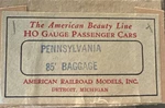 American Railroad Models "the Beauty Line" Prr 85' Baggage Car Nos. Fixed Price $25.99.