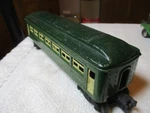 Vtg Lionel 6440 Pullman Passenger Car Post-war Green Metal Gauge Light Tested. Fixed Price $39.19.