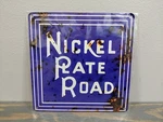 Nickel Plate Road New York Chicago St. Louis Rail 8 X Inch Metal Sign. Fixed Price $10.00.