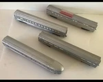 Vtg Lionel #0712, 0713, 0714, 0715 Sante Fe Illuminated Cars Model Train ***tk. Fixed Price $67.00.