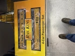 O- Scale Mth 4-CAR Passenger Set Union Pacific Heavy Weight. Fixed Price $255.00.