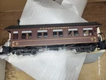 Delton Pennsylvania Railroad Coach Passenger Lighted 2 Car Scale. Fixed Price $79.99.
