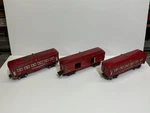 Lionel Gauge Prewar Passenger Cars 600 Pullman 601 Observation 2602 Baggage. Fixed Price $55.00.