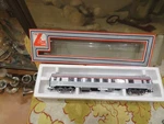 Old Passenger Car Electric Train Lima 301023 Red Border. Fixed Price $32.94.