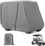 2/4 Passenger Golf Cart Cover For Club Car, Ezgo,yamaha Model, 420D/620D Pu Oxfo. Fixed Price $70.49.