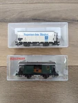 Fleischmann Ho, 5055 Luggage Coach, 82 5346 Refrigerator Wagon. Set Of. Fixed Price $20.44.