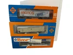 Roco H0 46360 46404 4340 B Freight Cars, Original Packaging. Fixed Price $110.47.