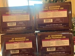 Mth 20-62003A, B, &1 Pennsylvania Rr 64' Woodsided Coach Passenger 4-CAR Nib. Fixed Price $666.66.