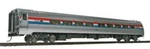 Walthers 85' Amtrak Amfleet Ii 59-SEAT Coach Red/white/blue (920-11220). Fixed Price $120.00.
