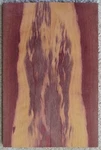 Nice Contrasting Curly Chakte Koke (redheart) Knife Scales #3162, 5/8 X 1/8. Fixed Price $39.00.