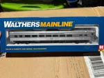 Vtg Walthers Mainline 910-30005 New York Central 85' Budd Large-window Coach. Fixed Price $35.99.