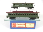Gem Samhongsa ST-106 Brass Scale St. Paul & Pacific 2 Car Passenger Set. Fixed Price $295.00.