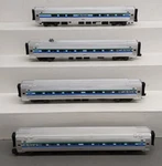 Mth 20-6521 Gauge Cal Train Amfleet Passenger Car (set Of 4). Fixed Price $155.19.